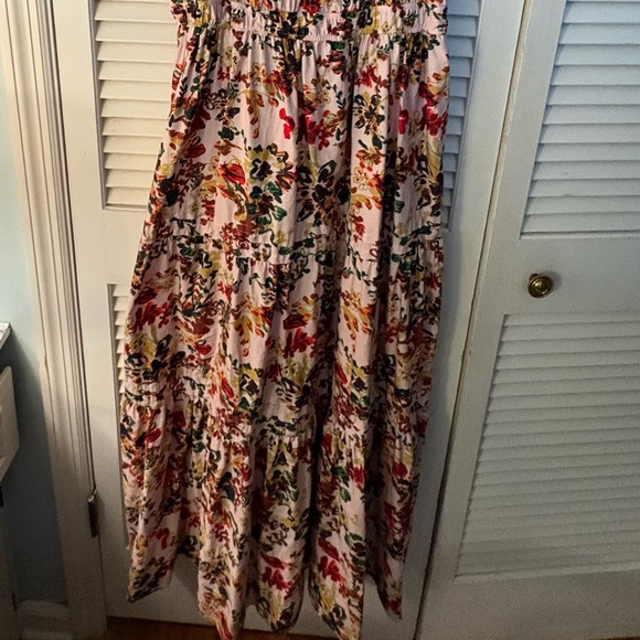 Anthropologie Multicolor Floral Midi Dress - Picture 4 of 4
